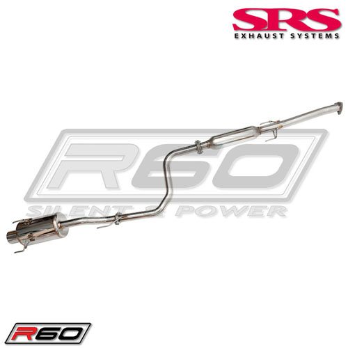 SRS R60 Cat-Back - Honda CRX del Sol 92-97 *EWG Gutachten*